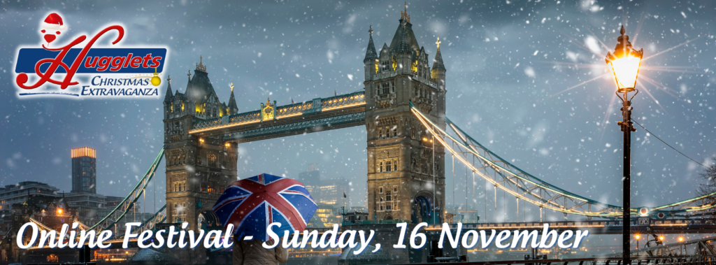 Hugglets Christmas Extravaganza on Sunday, 16 November 2025